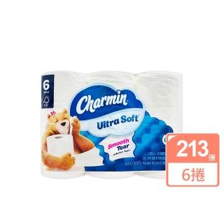 【美國 Charmin】超柔軟捲筒衛生紙(213張x6捲/串)