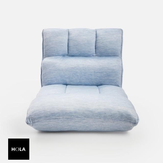 【HOLA】SNOW TOUCH 涼感耐磨耐抓和室椅 藍