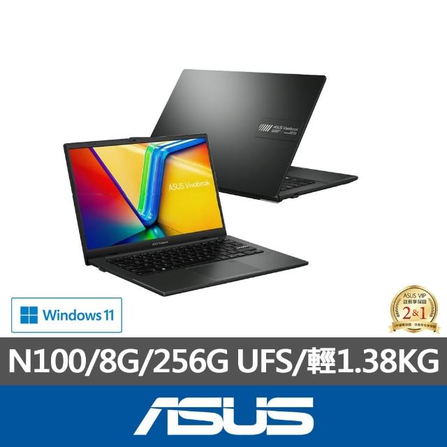 【ASUS】微軟M365一年組★14吋四核心8G輕薄筆電(Vivobook Go14 E1404GA/N100/8G/256G UFS/W11)