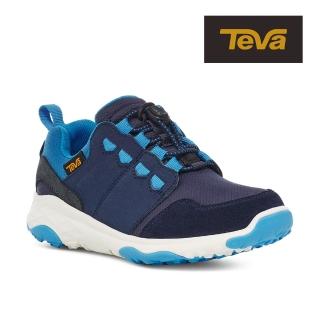 【TEVA】中大童健行鞋 防潑水運動鞋/登山鞋/童鞋 Canyonview RP 原廠(靛藍/馬里布藍-TV1139270CMIMB)