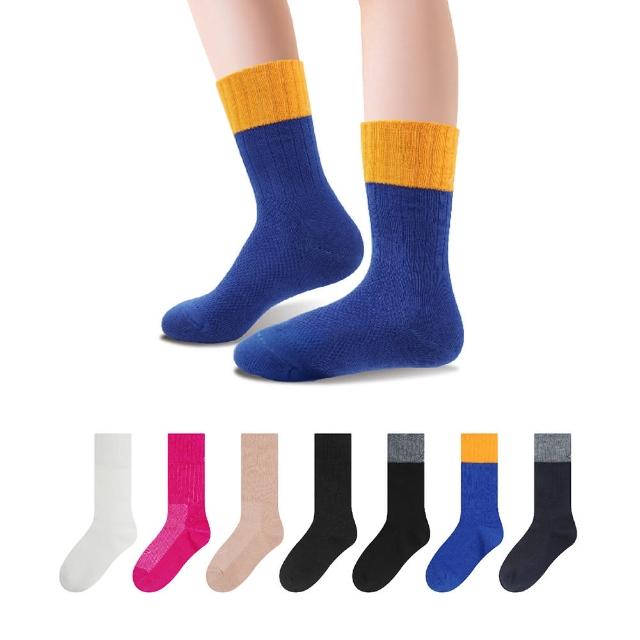 【FAV】3雙組/亮彩純棉襪/型號:T217(兒童襪/中筒襪/休閒襪/無痕襪)