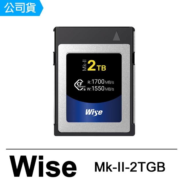 【Wise 裕拓】2TB CFexpress Type B Mk-II 高速記憶卡(公司貨)