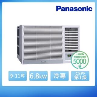 【Panasonic 國際牌】9-11坪 R32 一級能效變頻冷專窗型右吹式冷氣(CW-R68CA2)