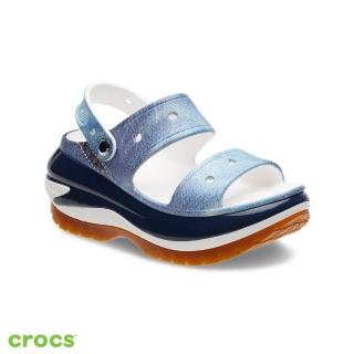 【Crocs】中性鞋 Mega Crush牛仔經典光輪涼鞋(208248-94S)