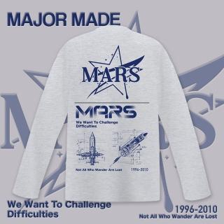 【MAJOR MADE】火箭MARS厚膠長TEE(長袖上衣/T-shirt/圖案T恤)