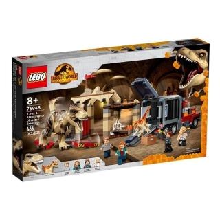 【LEGO 樂高】Jurassic-霸王龍和野蠻盜龍逃脫(76948)