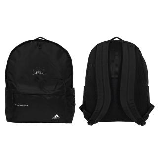 【adidas 愛迪達】大型後背包-雙肩包 肩背包 旅行包 愛迪達 黑白(IM5214)