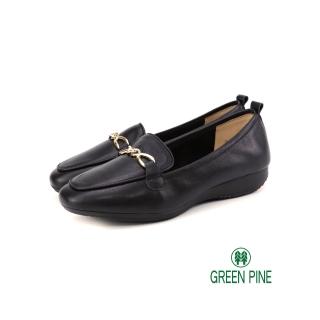 【GREEN PINE】優雅小姐樂福鞋黑色(00330086)