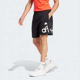 【adidas 愛迪達】短褲 男款 運動褲 BL SHT Q1 GD 黑 IP3801