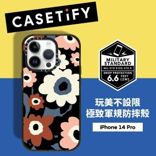 【Casetify】iPhone 14 Pro 磁吸耐衝擊透明-罌粟花(支援MagSafe功能)