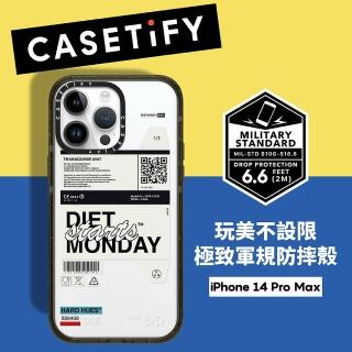 【Casetify】iPhone 14 Pro Max 耐衝擊透黑-明天的事(支援無線充電)