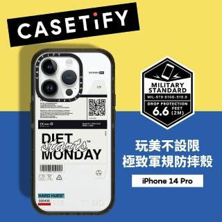 【Casetify】iPhone 14 Pro 耐衝擊透黑-明天的事(支援無線充電)
