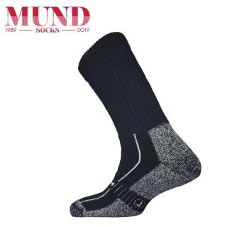 【MUND】原廠貨 中性 Expolrer Co 303 中筒羊毛登山襪/登山健行中厚襪 海軍藍(2入組)