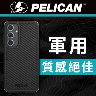 【PELICAN】三星 S24+ 專用防摔抗菌手機保護殼 Protector 保護者(碳纖紋理)
