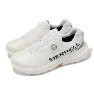 【MERRELL】越野跑鞋 Agility Peak 5 Boa GTX 男鞋 白 黑 防水 襪套 旋鈕 郊山 運動鞋(ML068061)