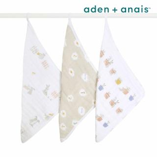 【aden+anais 官方直營】方巾3入(玉兔迎春/飛龍在天)