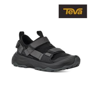 【TEVA】女護趾涼鞋 水陸兩棲護趾運動涼鞋/雨鞋/水鞋 Outflow Universal 原廠(黑色-TV1136310BLK)