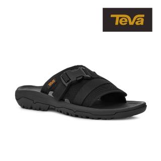 【TEVA】男拖鞋 運動拖鞋/水鞋/雨鞋 Hurricane Verge Slide 原廠(黑色-TV1136230BLK)