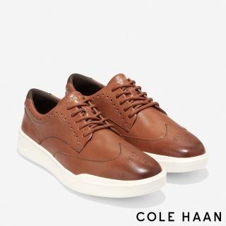 【Cole Haan】GC WINGTIP SNEAKER 翼尖牛津 休閒運動男鞋(手染咖啡-C35974)