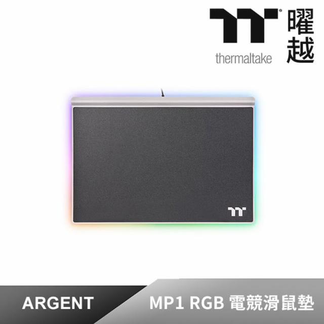 Thermaltake 曜越】幻銀ARGENT MP1 RGB 電競滑鼠墊(GMP-MP1-BLKHMC-01) - momo購物網-  好評推薦-2024年2月