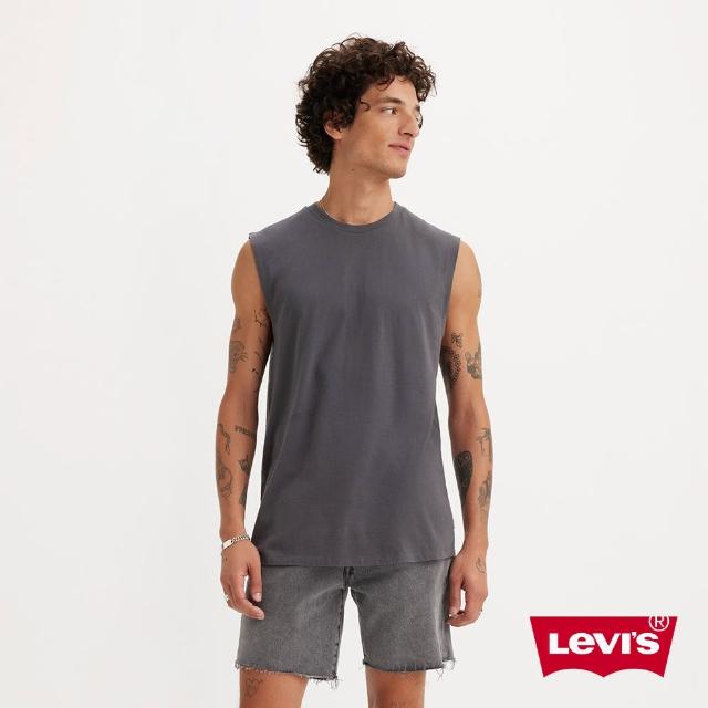 【LEVIS 官方旗艦】男款 無袖T恤 / 素色背心 熱賣單品 A7337-0002