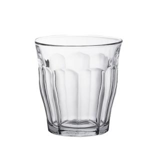 【Duralex】法國製 Picardie 強化玻璃杯 310ml 兩入組(玻璃杯 咖啡杯 濃縮咖啡杯 美式咖啡 拿鐵 耐熱)