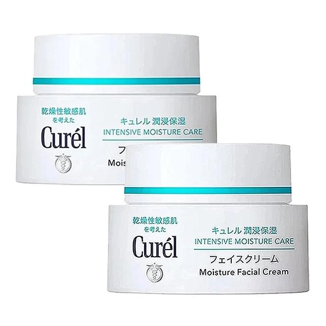 即期品 日本花王Curel 買1送1★潤浸保濕深層乳霜40g 2入組 效期:2024 07 01