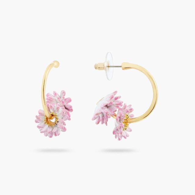 【Les Nereides】詩人之花-雛菊圈型耳環