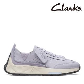【Clarks】女鞋 Craft Speed. 運動百搭真皮幾何感休閒鞋 運動鞋(CLF76395C)