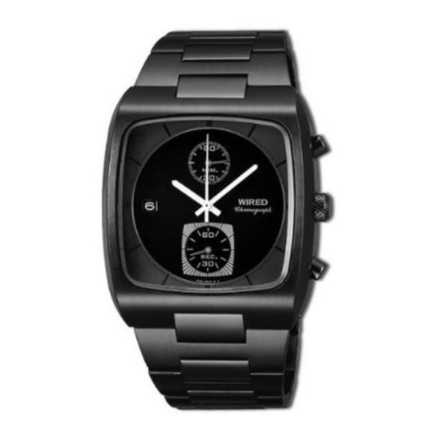 【WIRED】官方授權 W1 時尚腕錶-黑-錶徑35mm(AR5001X)