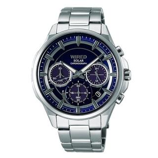 【WIRED】官方授權 W1 時尚三眼計時腕錶-錶徑42mm(AGAD070J)