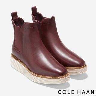 【Cole Haan】OG PLATFORM CHELSEA WP 切爾西 女靴(紅棕-W29187)