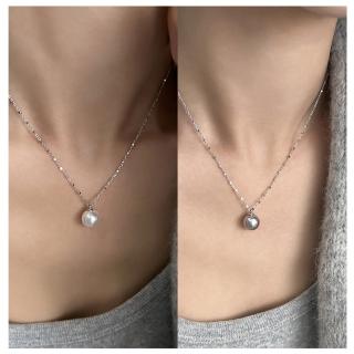 【HaNA 梨花】珍珠之謎．單顆珍珠圓潤鎖骨鍊