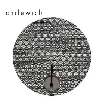 【Chilewich】Kite風箏編織系列 圓形餐墊38cm(MOONLIGHT / 月光)