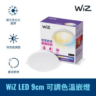 【Philips 飛利浦】WiZ LED 9cm可調色溫嵌燈(PW021)