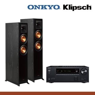【Klipsch】RP-4000F落地式喇叭+Onkyo TX-NR6100擴大機 兩聲道組合