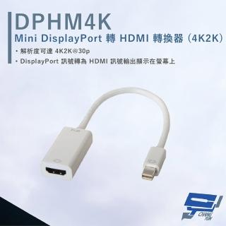 【CHANG YUN 昌運】HANWELL DPHM4K Mini DisplayPort 轉HDMI轉換器