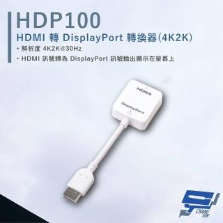【CHANG YUN 昌運】HANWELL HDP100 HDMI轉DisplayPort轉換器 解析度4K2K@30Hz
