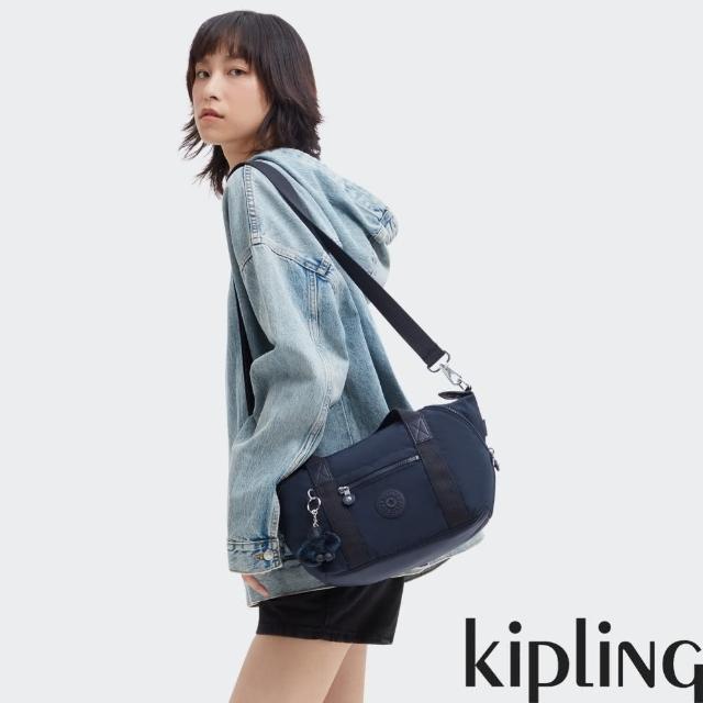 【KIPLING官方旗艦館】碧海深藍手提側背包-ART MINI