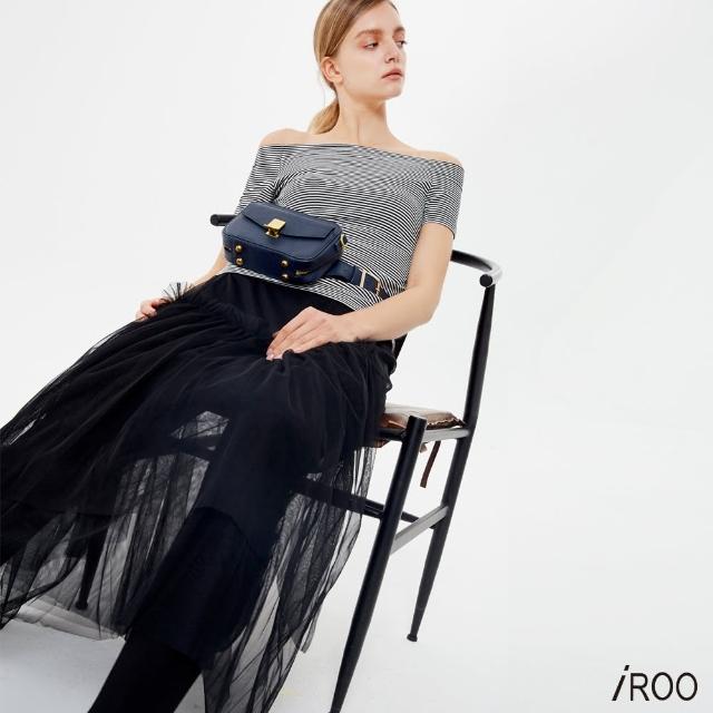 【iROO】兩式件內搭褲造型紗裙