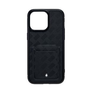 【MONTBLANC 萬寶龍】Extreme 3.0 風尚iPhone 15 Pro Max 手機保護殼-2卡式(送原廠提袋)