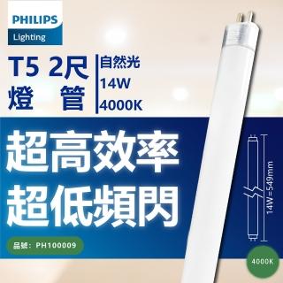 【Philips 飛利浦】40支/箱 TL5 14W 840 冷白光 三波長T5日光燈管 陸製 _ PH100009