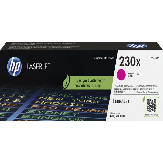 【HP 惠普】Laser 230X 紅色原廠碳粉匣(W2303X)
