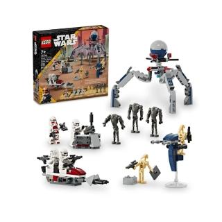【LEGO 樂高】#75372 星際大戰 克隆軍隊與戰鬥機器人組合(Clone Trooper & Battle Droid Battle Pack)