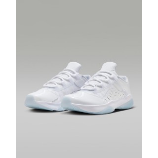 【NIKE 耐吉】休閒 籃球鞋 運動鞋 WMNS AIR JORDAN 11 CMFT LOW 女鞋 白藍(DV2629140)