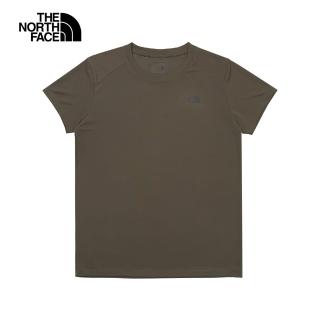【The North Face】TNF 短袖上衣 U MFO S/S POLY TEE - AP 男女 咖(NF0A8AUT21L)