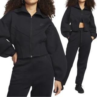 【NIKE 耐吉】AS W NSW TCH 女款 黑色 休閒 蓬鬆 冬季 保暖 夾克 外套 FN2524-010