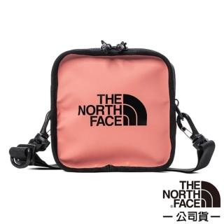 【The North Face】2.5L 大Logo多功能日用防水耐磨單肩斜背包/腰包(3VWS-4T5 朝霞粉 N)