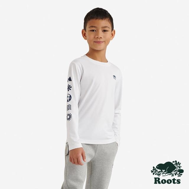 【Roots】Roots 大童- ACTIVE SYMBOLS T恤(白色)