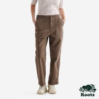 【Roots】Roots 女裝- MIETTE UTILITY平織長褲(棕色)